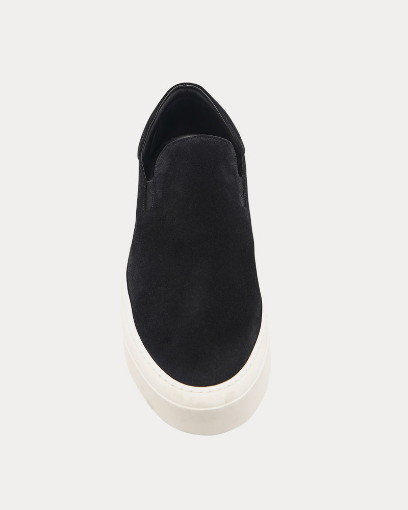 The Row Dean Suede Black Slip On Sneakers - 2