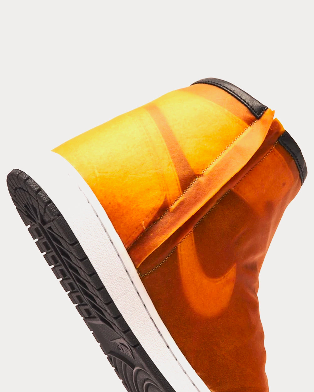 The Shoe Surgeon - J1 Orange Apparition High Top Sneakers
