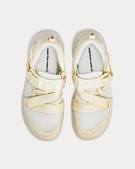 Wasted Collective Earth Shoe 01 Sand White Slip On Sneakers - 2