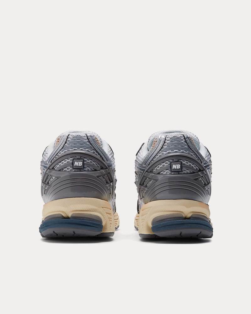 New Balance x thisisneverthat 1906R Rain Cloud with Metallic Silver and Grey Low Top Sneakers - 4