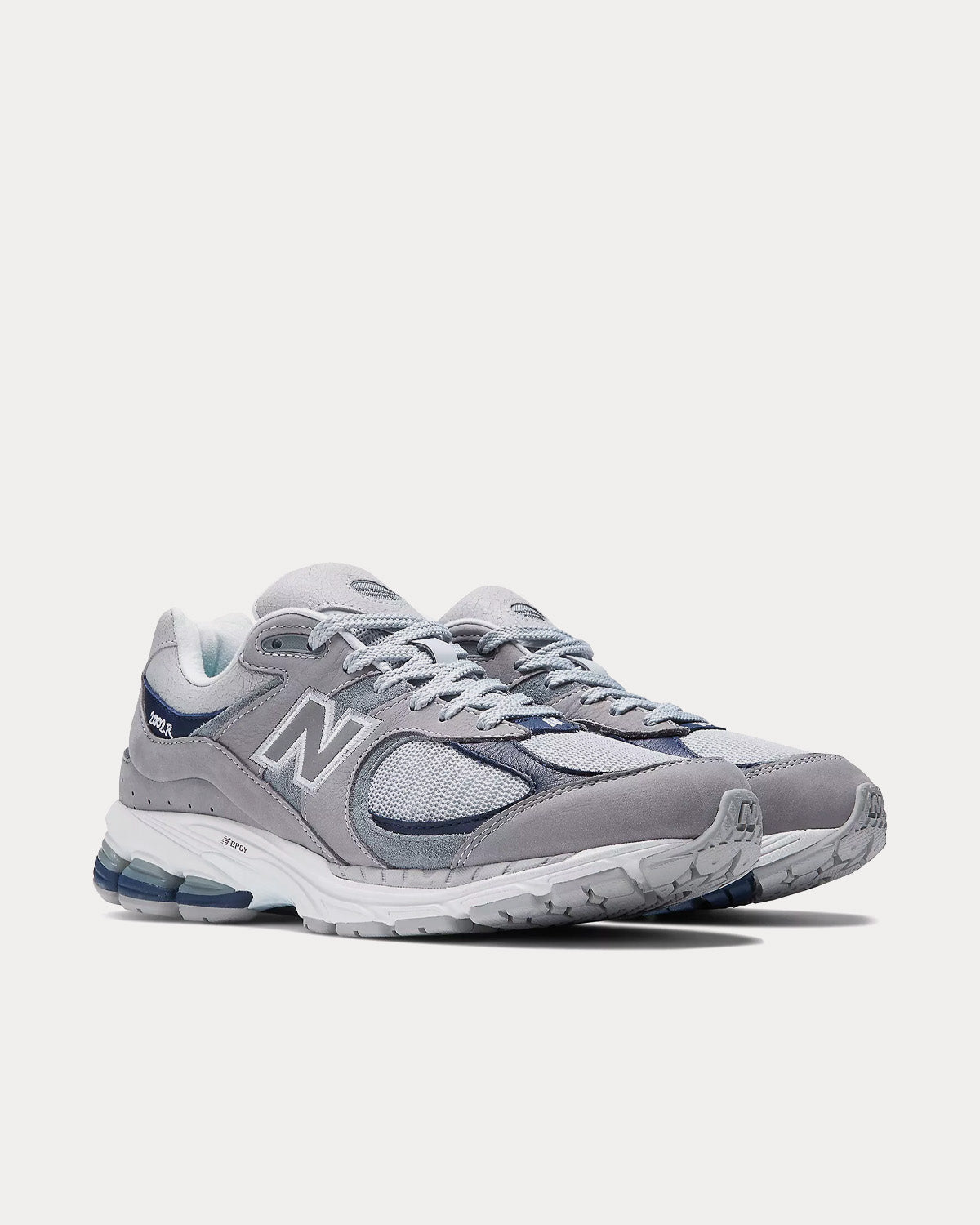 New Balance x thisisneverthat - 2002r Grey with Team Navy and Rain Cloud Low Top Sneakers