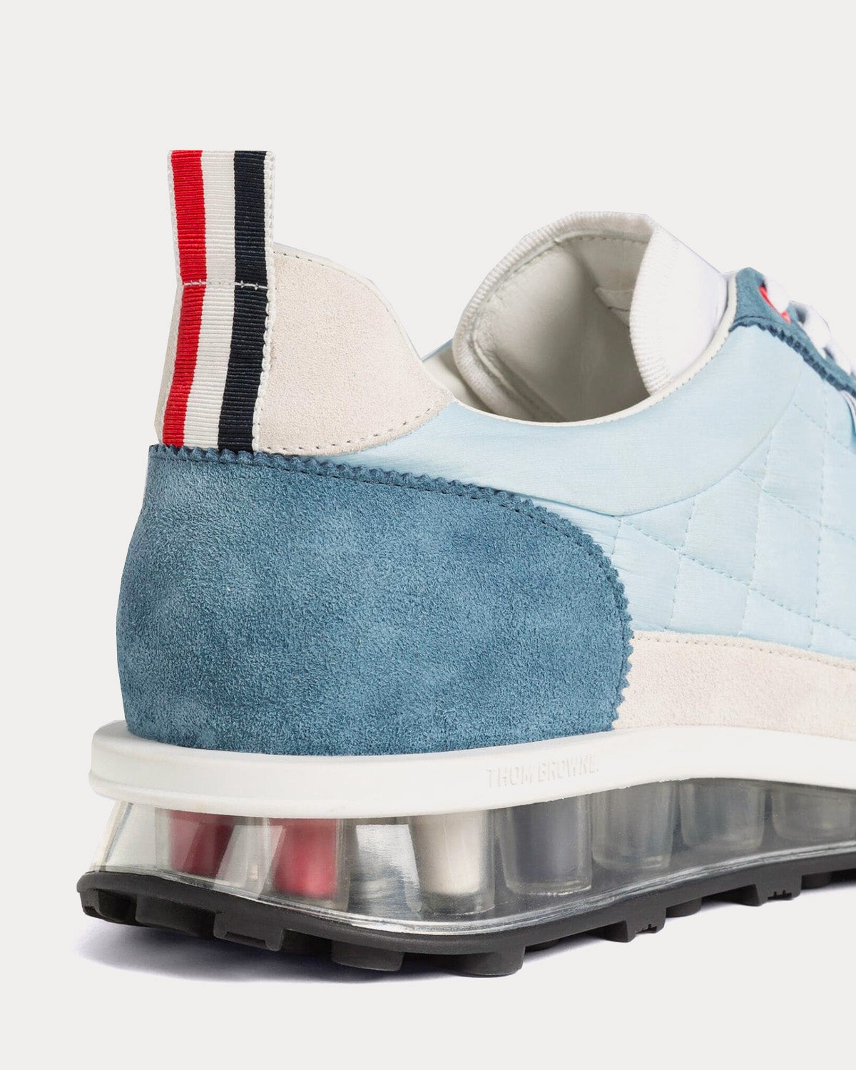 Thom Browne - Tech Runner Quilted Blue Low Top Sneakers