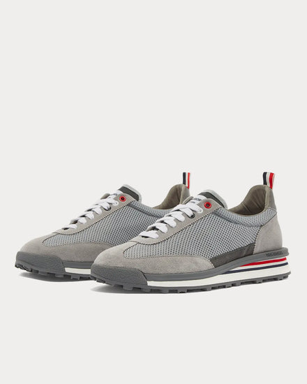Thom Browne Tech Runner Light Grey Low Top Sneakers - 2