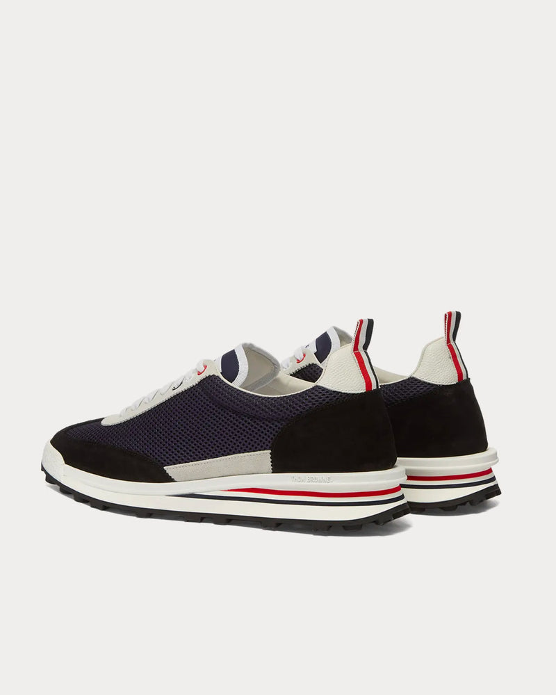 Thom Browne Tech Runner Navy Low Top Sneakers - 3