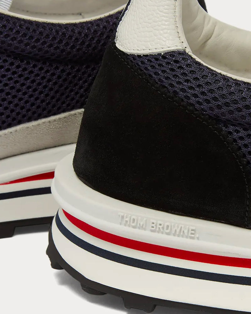 Thom Browne Tech Runner Navy Low Top Sneakers - 5