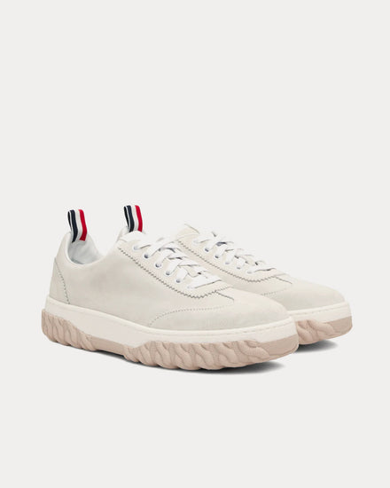 Thom Browne Field Cable Knit Sole Beige Low Top Sneakers - 2