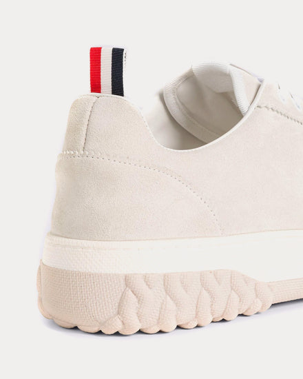 Thom Browne Field Cable Knit Sole Beige Low Top Sneakers - 3