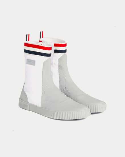 Thom Browne Vulcanized Sailing White High Top Sneakers - 2