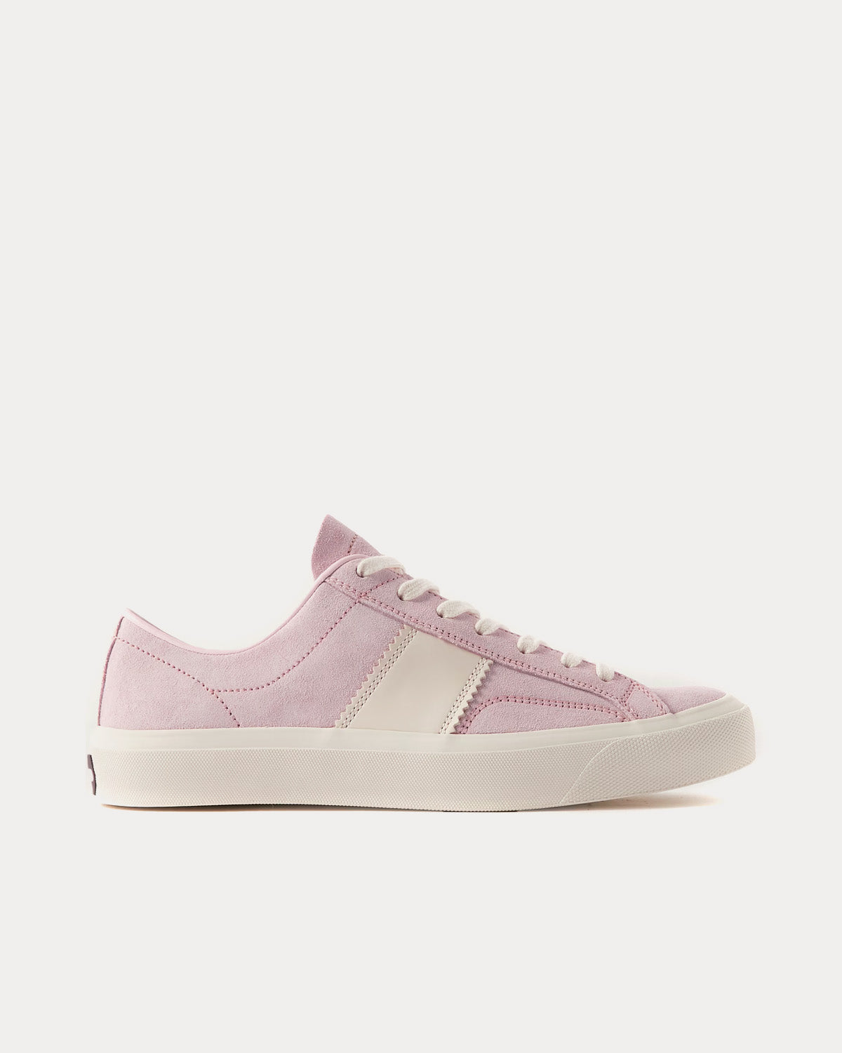 Tom Ford Cambridge Suede & Leather Pink Low Top Sneakers - Sneak