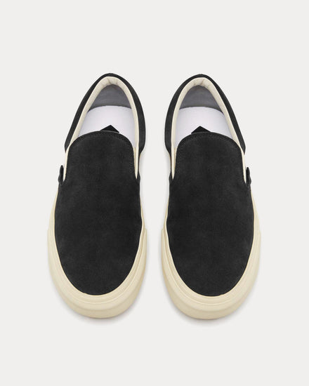Tom Ford Jude Suede Black / Cream Slip On Sneakers - 2