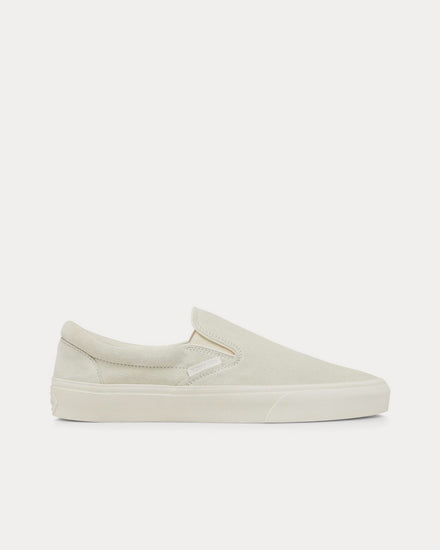 Tom Ford Jude Suede Marble / Ivory Slip On Sneakers - 1
