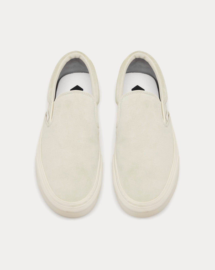 Tom Ford Jude Suede Marble Ivory Slip On Sneakers Sneak in Peace
