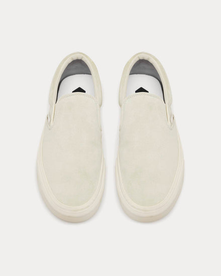 Tom Ford Jude Suede Marble / Ivory Slip On Sneakers - 2