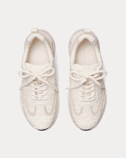 Tory Burch Good Luck Calcare / Cream / New Ivory Low Top Sneakers - 2