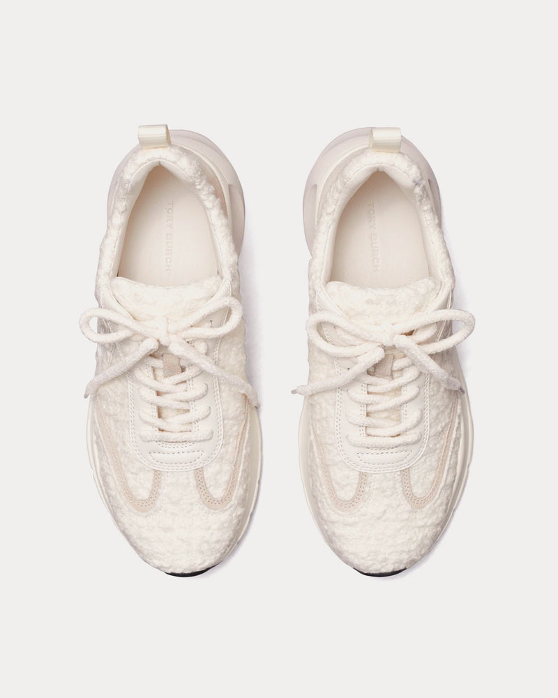 Tory Burch Good Luck Calcare / Cream / New Ivory Low Top Sneakers - 2