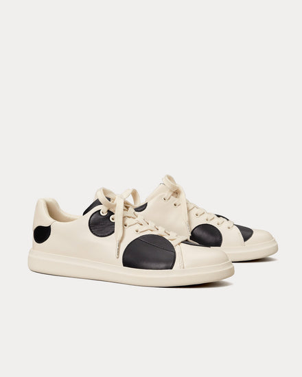 Tory Burch Howell Court Polka Dot New Ivory / Perfect Black Low Top Sneakers - 3
