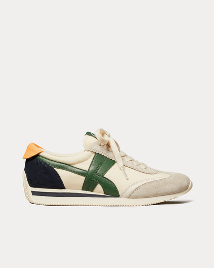 Tory Burch Hank New Ivory / Shady Willow / Jackfruit Low Top Sneakers - 1