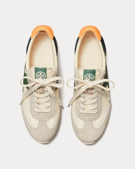 Tory Burch Hank New Ivory / Shady Willow / Jackfruit Low Top Sneakers - 2
