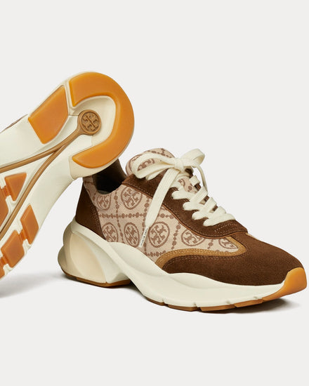 Tory Burch T Monogram Good Luck Hazel Low Top Sneakers - 3
