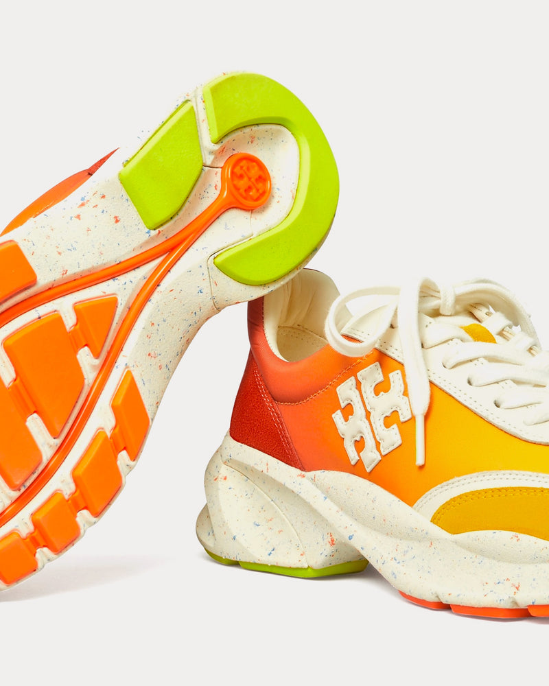 TORY BURCH★Good Luck ブークレ スニーカー アイボリー ladies t-monogram-good-luck-trainer-