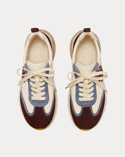 Tory Burch Good Luck White / Plum Low Top Sneakers - 2