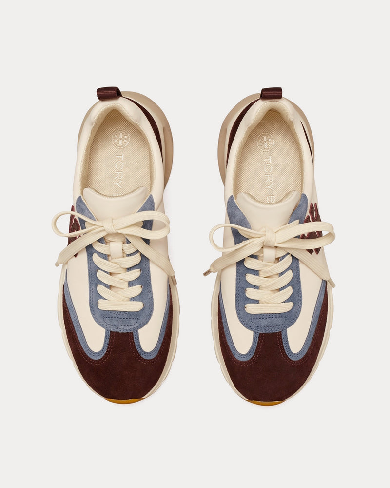 Tory Burch Good Luck White / Plum Low Top Sneakers - 2
