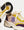 Good Luck New Cream / Purple Low Top Sneakers