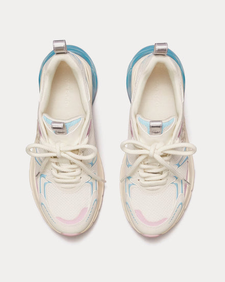 Tory Burch Good Luck Tech New Ivory / Rain Blue / Winsome Orchid Low Top Sneakers - 2