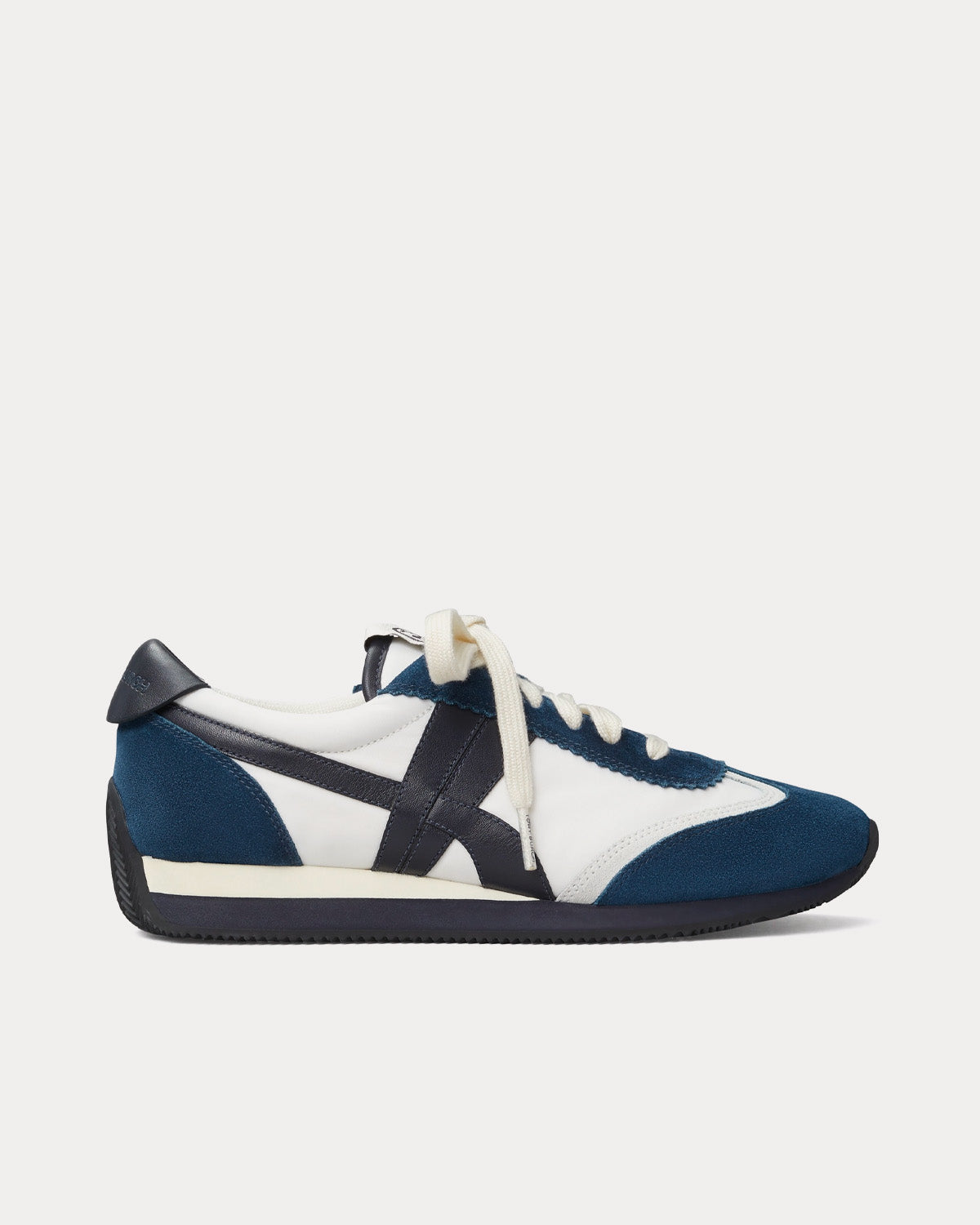 Tory Burch Women's Hank Snow White / Bright Navy Low Top Sneakers