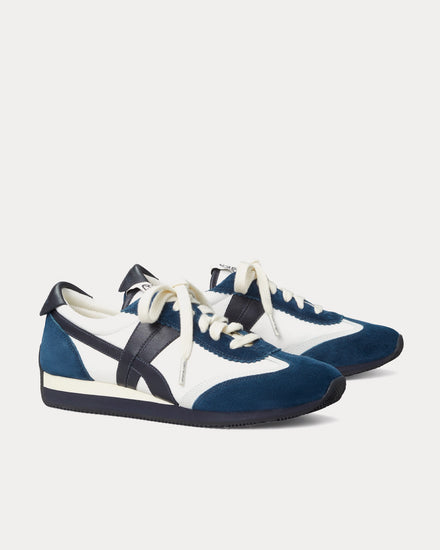 Tory Burch Hank Snow White / Bright Navy Low Top Sneakers - 3