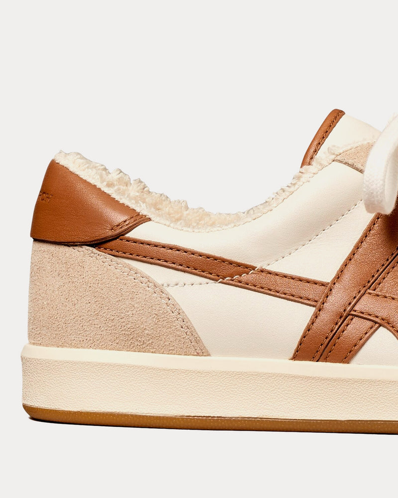 Tory Burch Hank Court Calcare / Tan / New Ivory Low Top Sneakers - 4