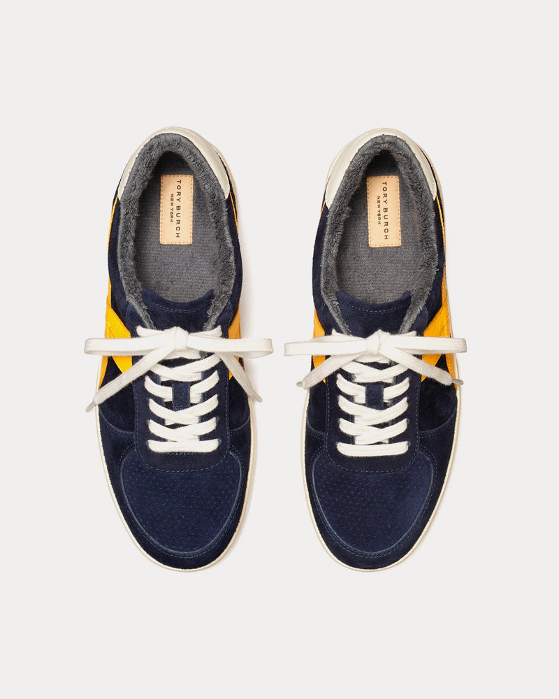 Tory Burch Hank Court Pilota / Goldfinch Low Top Sneakers - 2