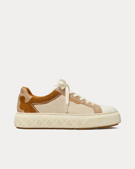Tory Burch Ladybug White / Purity / Cream / Tabacco Low Top Sneakers - 1
