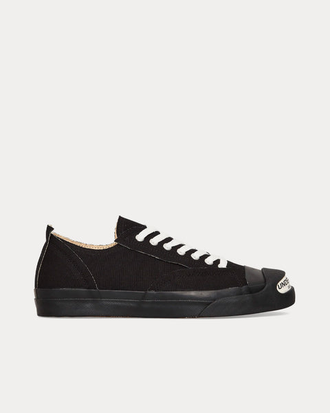 Canvas Black Low Top Sneakers