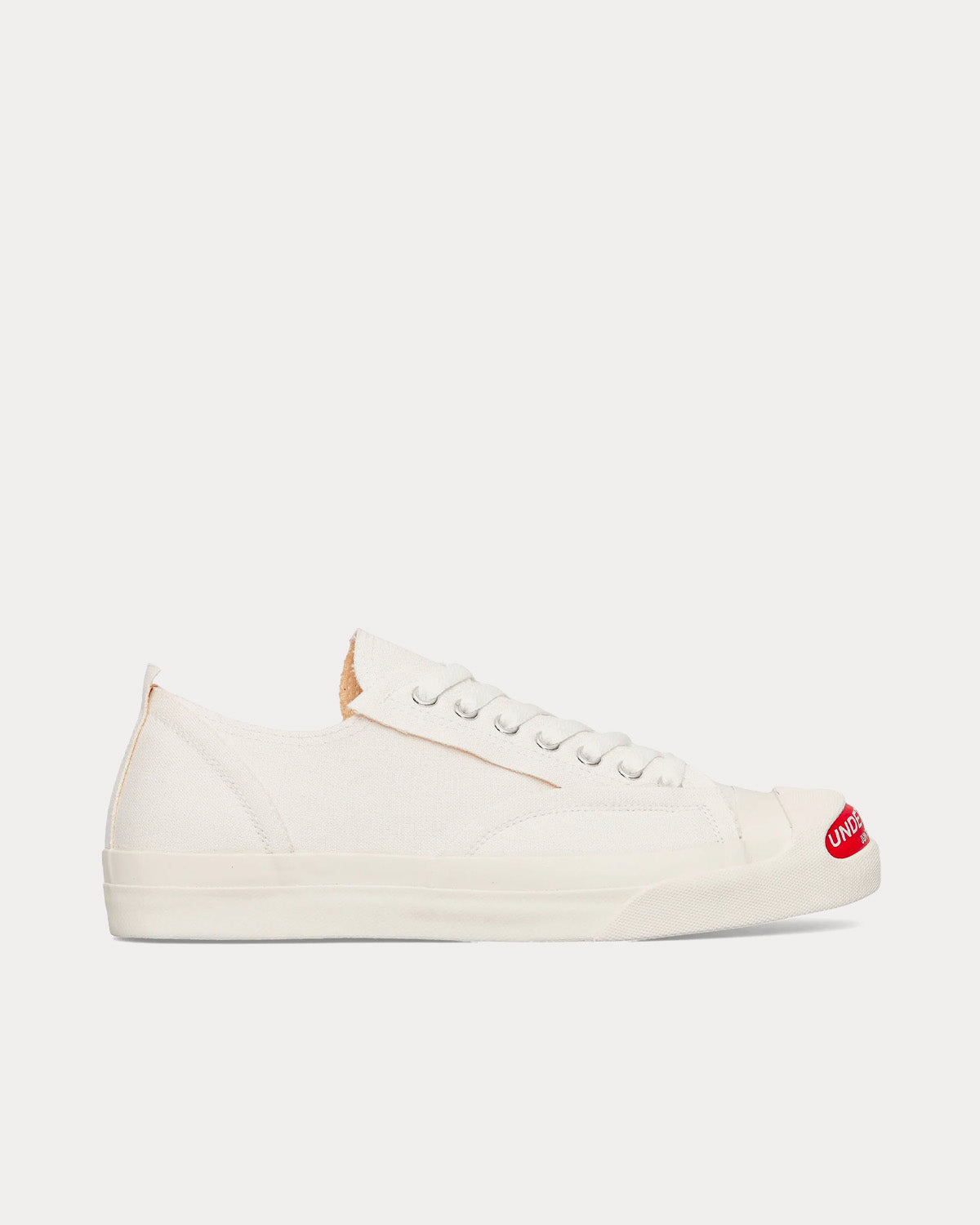 Undercover Men's Canvas White Low Top Sneakers & Trainers