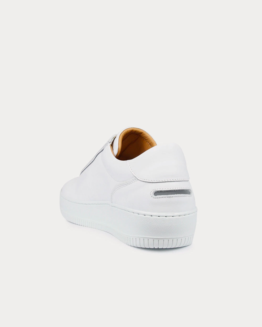 Unseen Footwear - Clement Leather Tonal White Low Top Sneakers