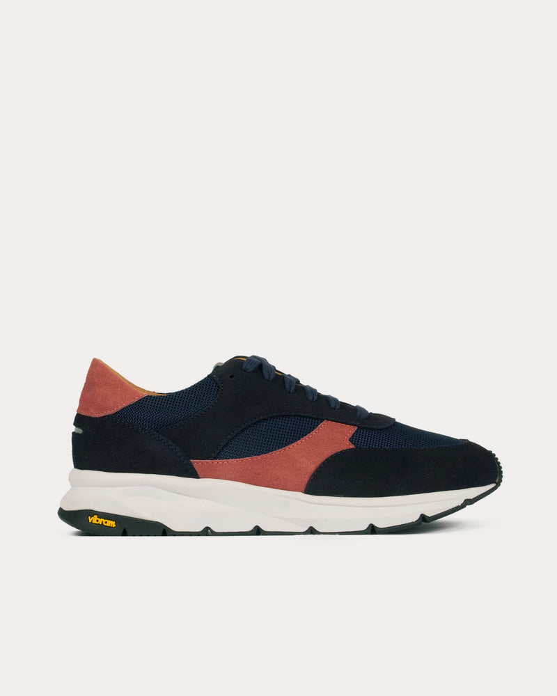 Unseen Footwear Rozel Navy / Pink / White Low Top Sneakers - 1