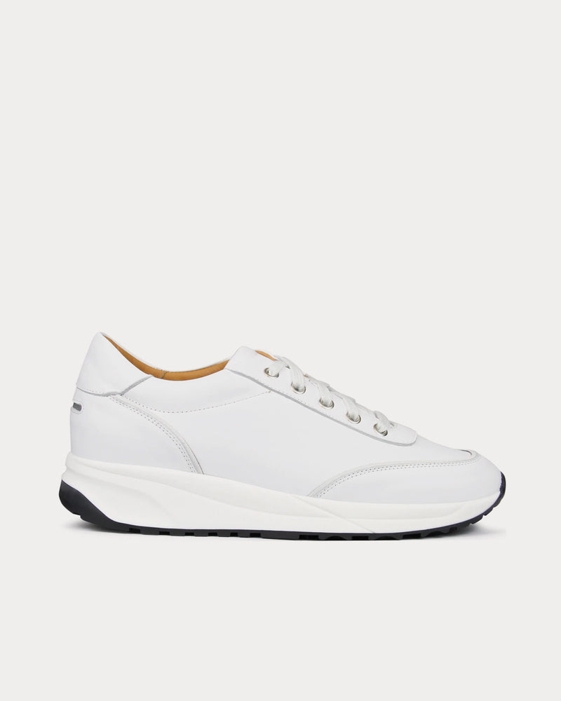 Unseen Footwear Trinity Leather Tonal White Low Top Sneakers - 1