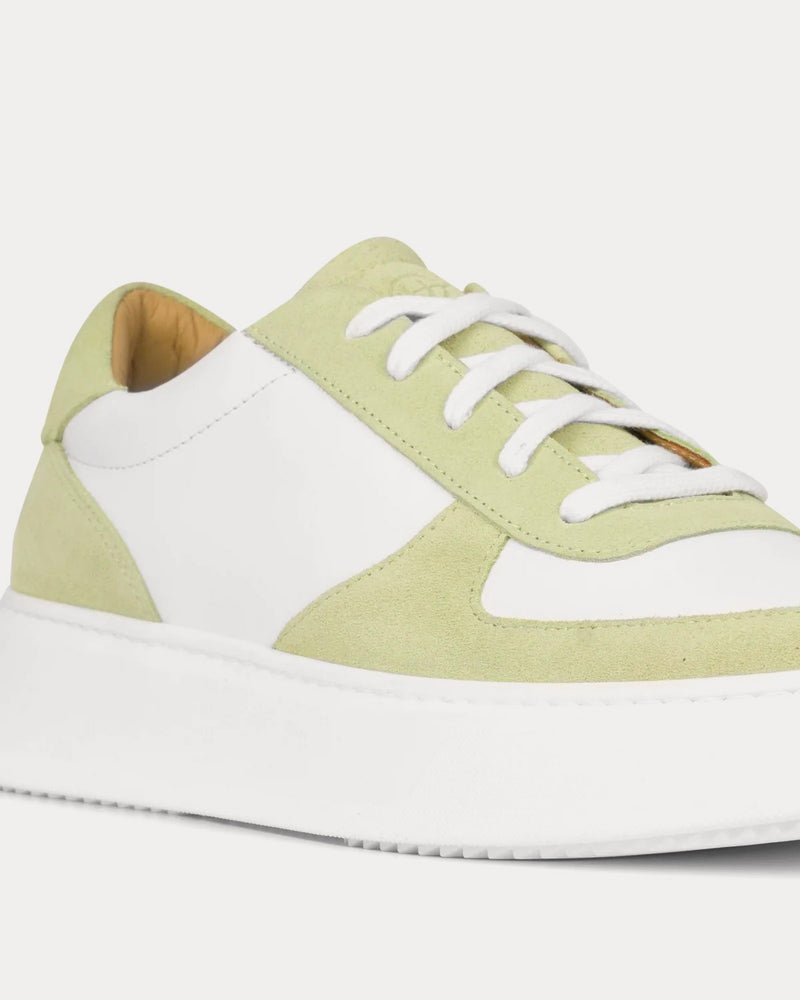 Unseen Footwear Marais Pistachio / White Low Top Sneakers - 2