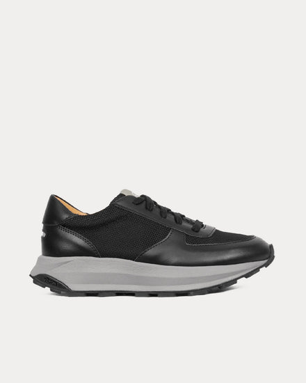 Unseen Footwear Trinity Tech Vegan Leather Black / Grey Low Top Sneakers - 1