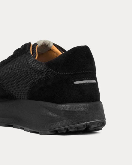Unseen Footwear Trinity Tech Suede Mesh Black Low Top Sneakers - 4