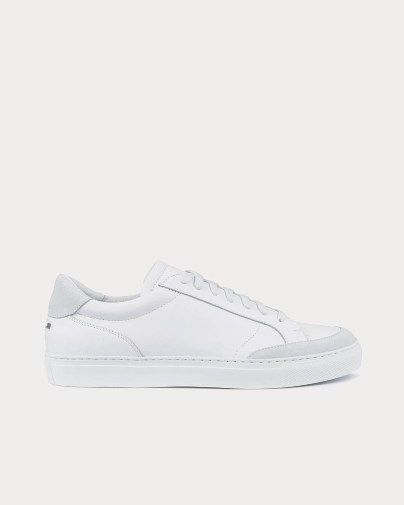 Unseen Footwear Helier Classic Leather White Low Top Sneakers - 1