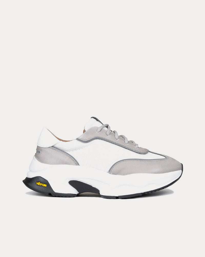 Unseen Footwear Aubin Runner Vegan Grey / White Low Top Sneakers - 1