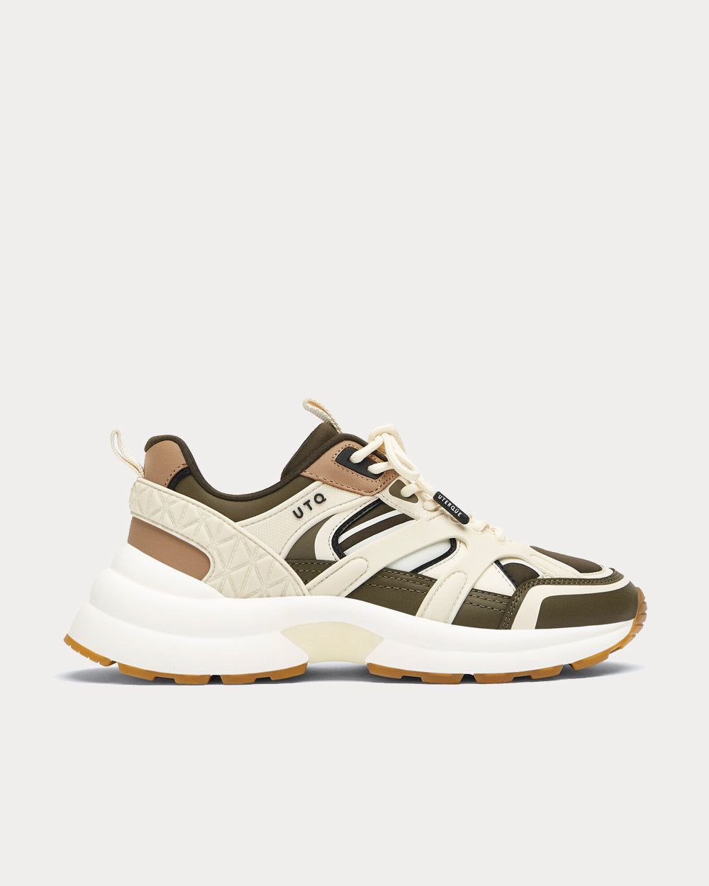 Collection Uterque Sapatilhas Uterqüe Women's Technical Two Tone Low Top  Sneakers Trainers