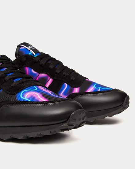 Valentino VL7N Neon Camouflage Black / Multi Low Top Sneakers - 5