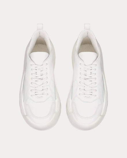 Valentino Gumboy Calfskin White / White Low Top Sneakers - 2