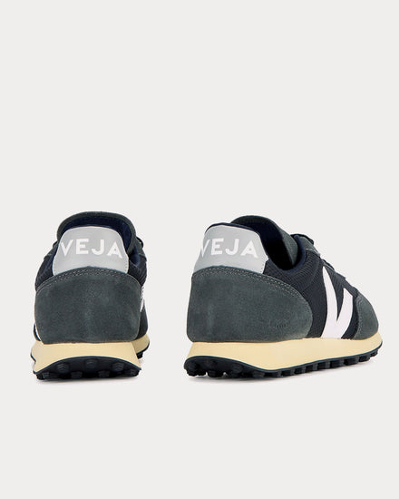 Veja Rio Branco Suede-Panelled Black Low Top Sneakers - 3