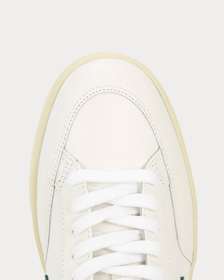 Veja V-12 White / Dark Green Low Top Sneakers - 4