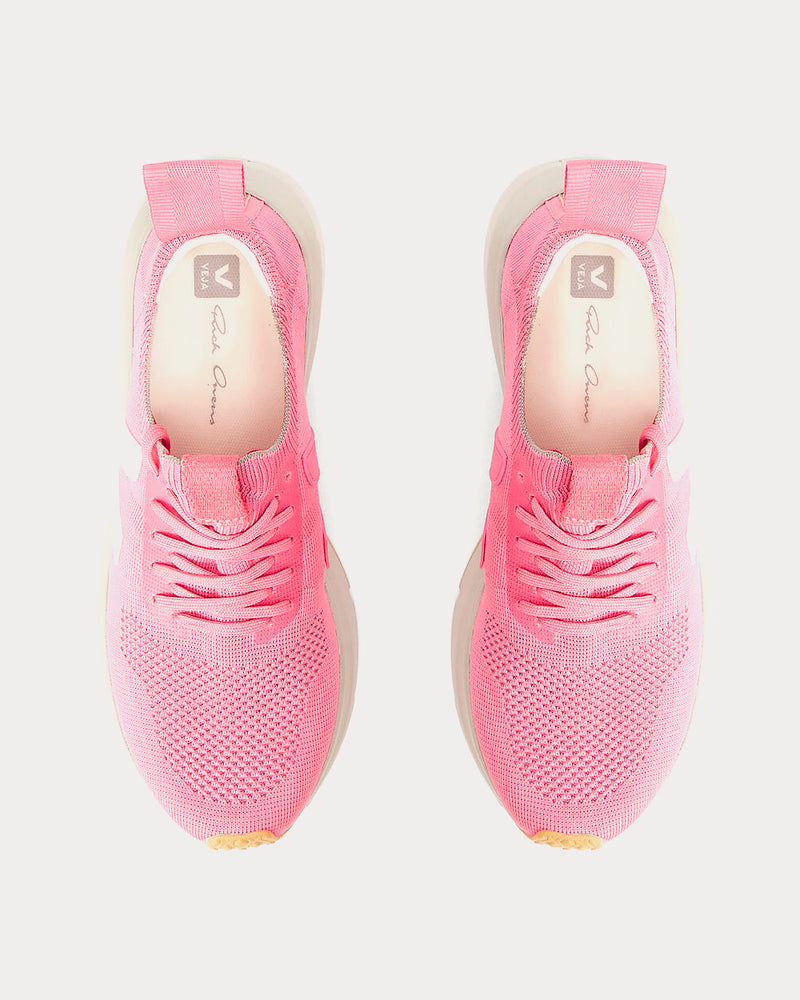 Veja x Rick Owens Runner Style 2 V-Knit Pink Low Top Sneakers - 2