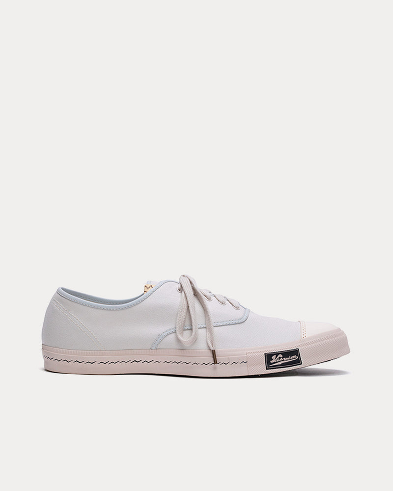 Visvim Logan Deck Lo Canvas Ivory Low Top Sneakers - 1